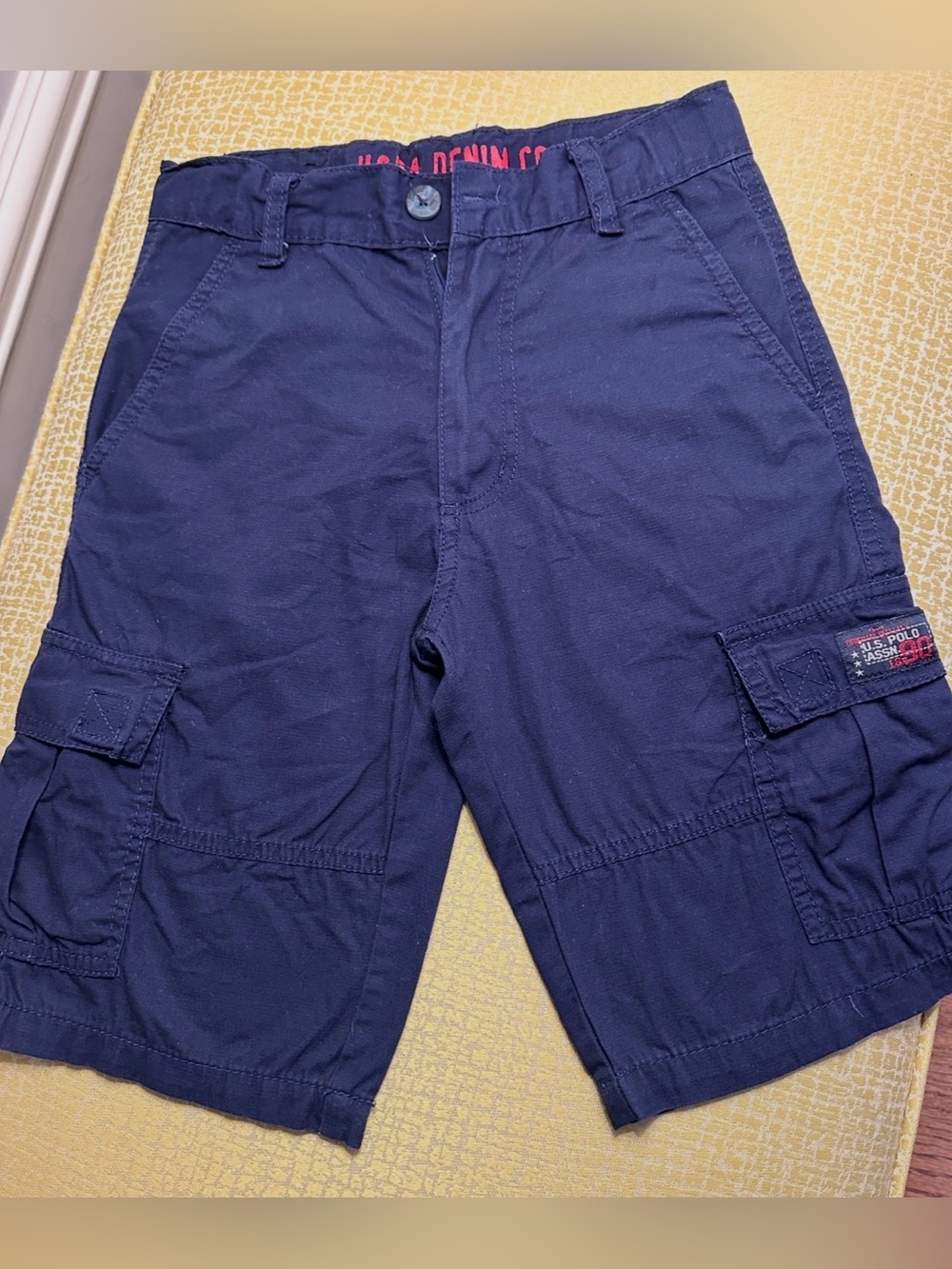 U.S. Polo Assn. Navy Cargo Shorts for Kids